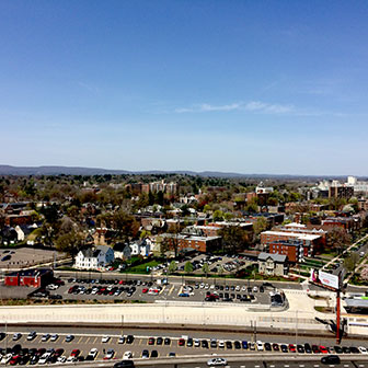 another view to the highway from the building