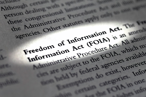 Text explaining the Freedom of Information Act