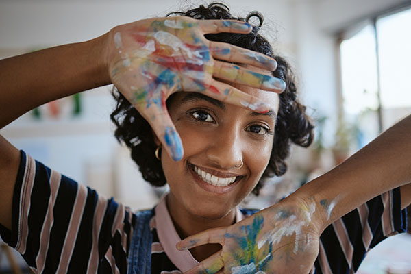 Kids with Paint