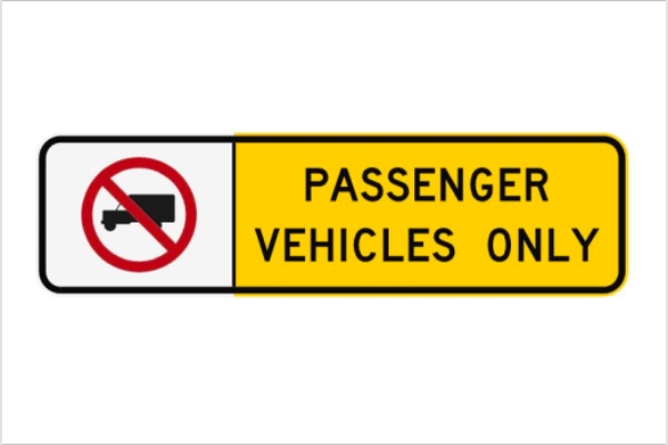 Passenger Vehicles Only Image