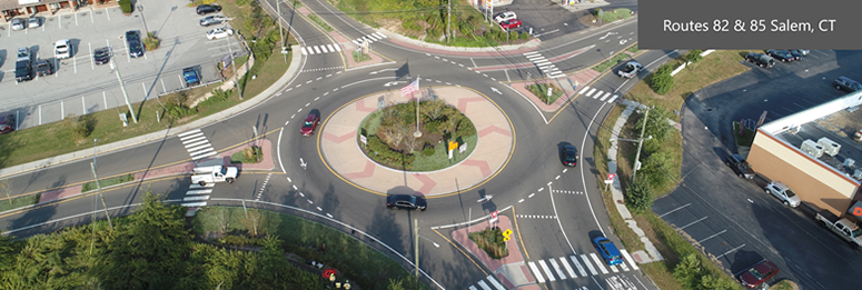 Routes 82 and 85 Roundabout, Salem CT Photo