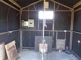 Interior of Shack