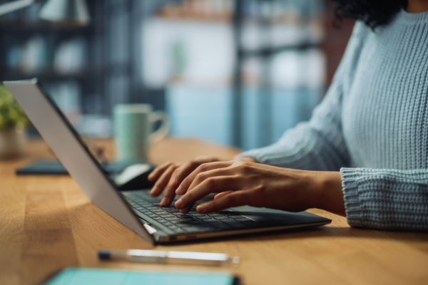 Person on laptop