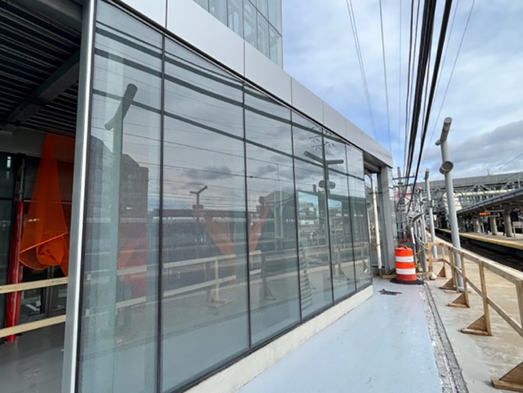 Connection between New Garage and Track 5 Platform (December 2023) Connection between New Garage and Track 5 Platform (December 2023)