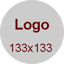Circle logo placeholder 133x133