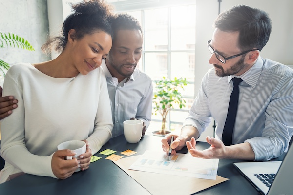 married couple at doctor