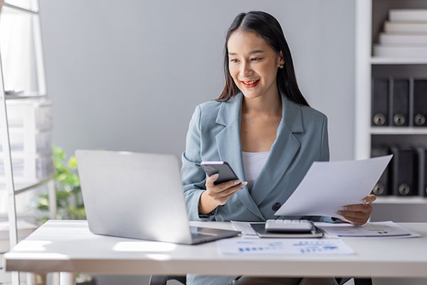 accountant at work